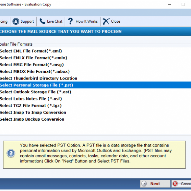 FixVare PST to EML Converter