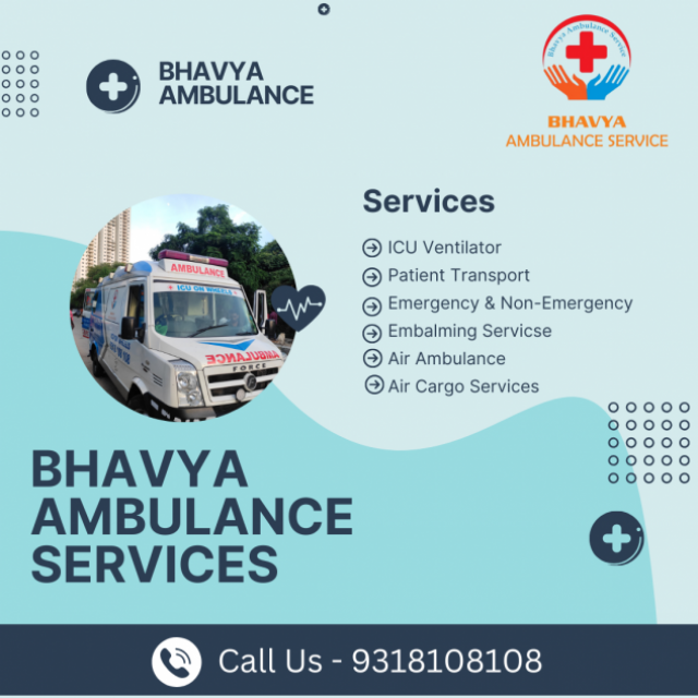 Bhavya Ambulance Service in Hyderabad