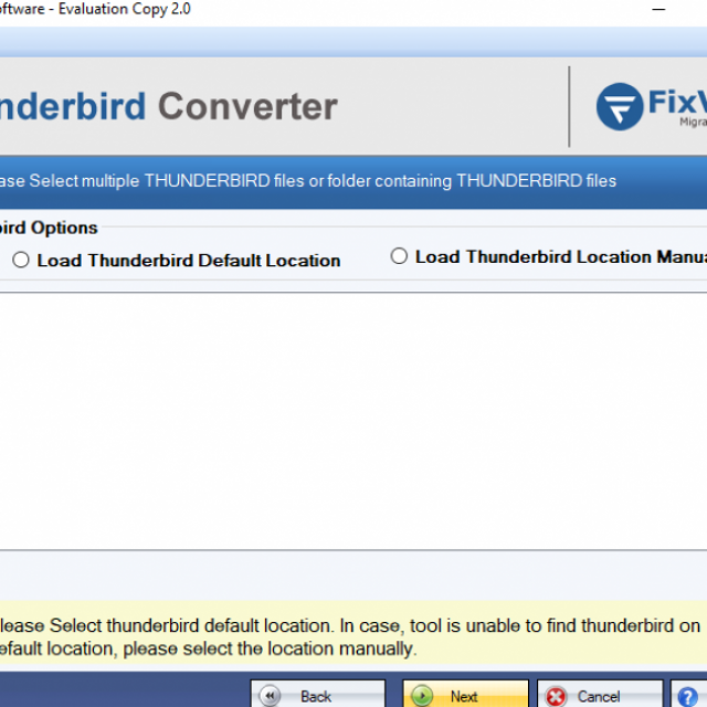 FixVare Thunderbird to PST Converter