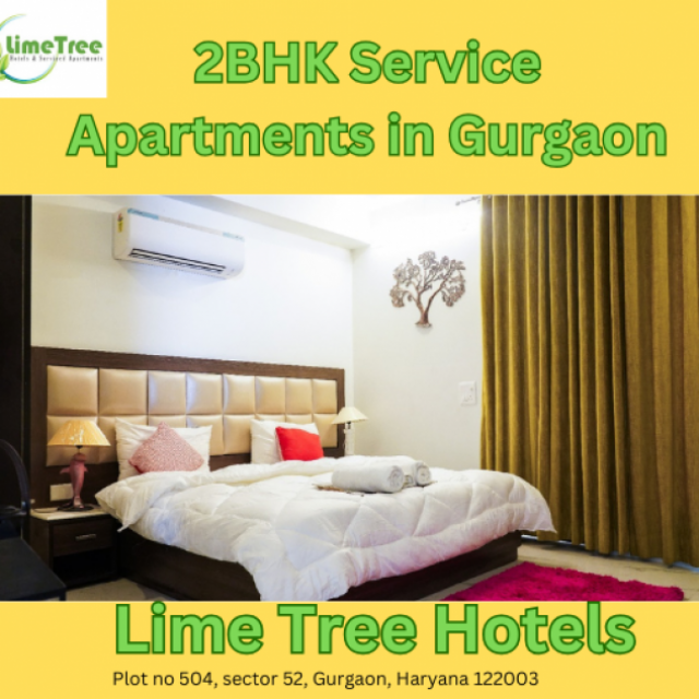 Furnished service apartments in Gurgaon for monthly rent