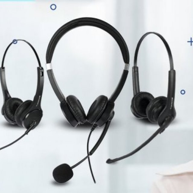 Call center headphones with mic  | Dasscom