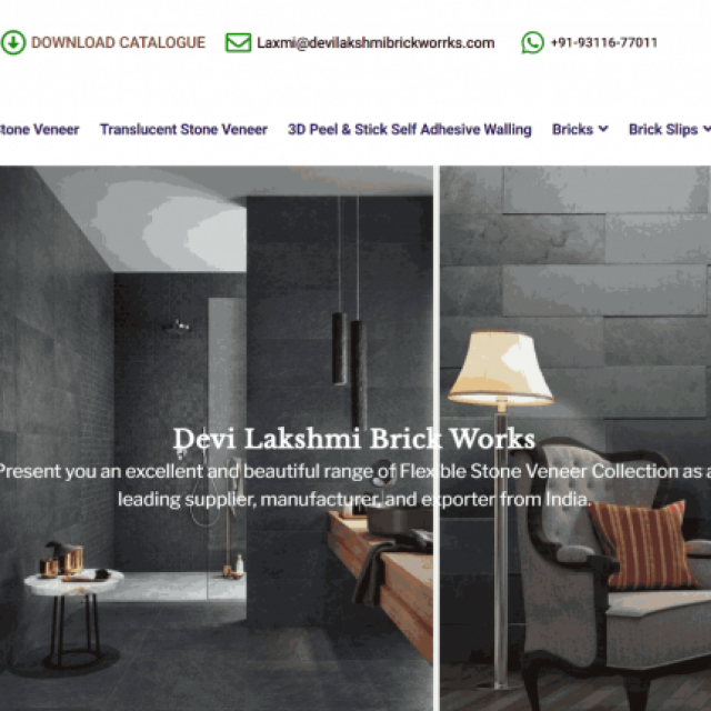 Devi lakshmi Bricks Flexible Stone Veneer