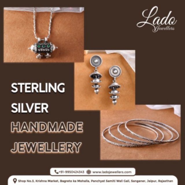 Buy Silver Jewellery Online for Women in India