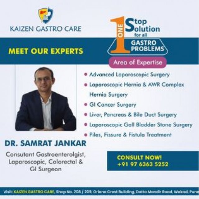 Dr. Samrat Jankar- Laparoscopic & Colorectal Surgeon | Piles, Fissure, Fistula, Gallbladder stone & Hernia Treatment in Pune