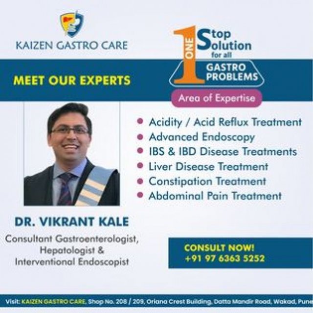 Dr. Kale's Gastro Clinic | Dr. Vikrant Kale - Consultant Gastroenterologist, Hepatologist & Interventional Endoscopist