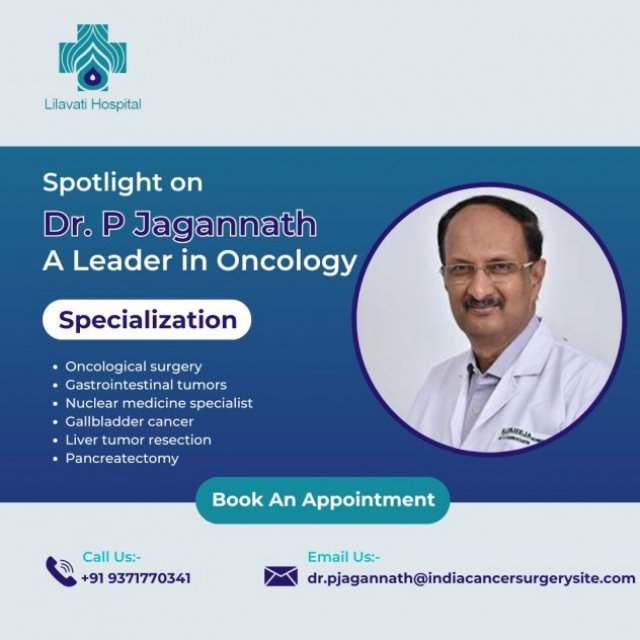 Dr. P. Jagannath Oncologist at Lilavati Hospital Mumbai