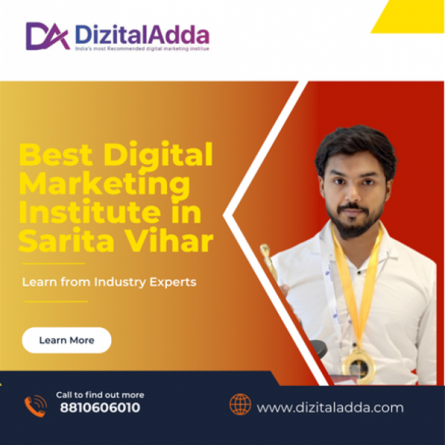 Best Digital Marketing Institute in Sarita Vihar | Learn from Industry Experts