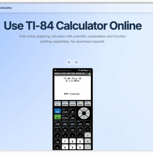 TI 84 Calculator Online