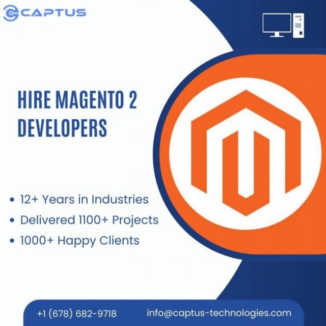 Hire Magento 2 Developers - Captus Technologies