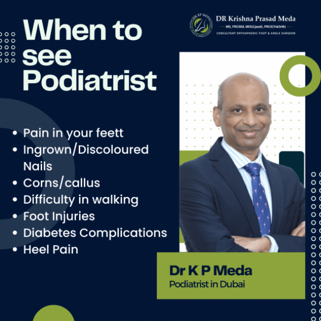 Dr K P Meda- Podiatrist in Dubai