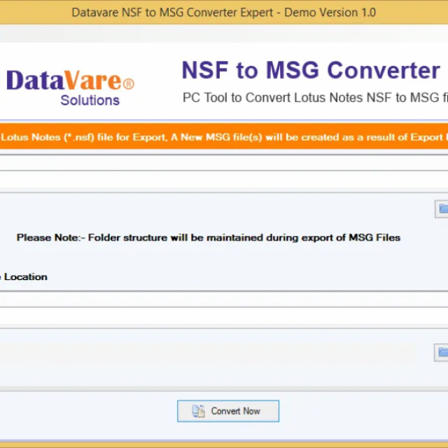 DataVare NSF to MSG Converter Expert