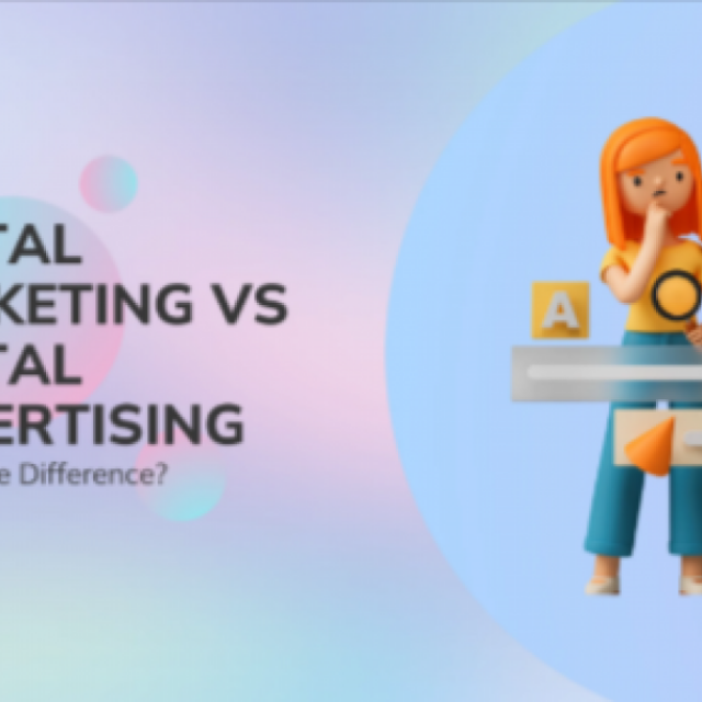 Difference Between Digital Advertising & Digital Marketing | Liveblack