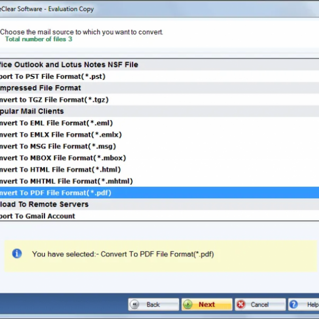 WholeClear NSF to PDF Converter