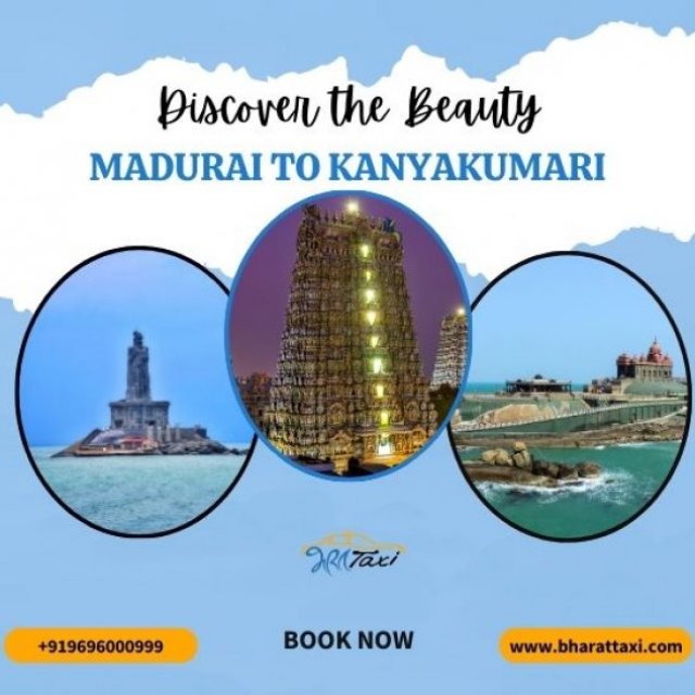 Madurai to Kanyakumari Taxi Fare