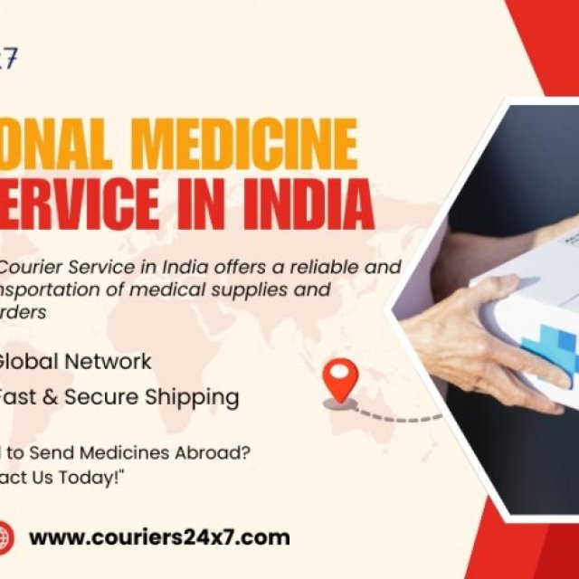 International Medicine Courier Service in India