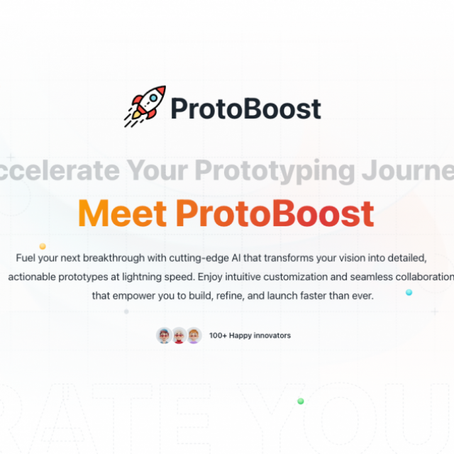 ProtoBoost.ai: Powering Rapid AI-Driven Prototypes & Product Launch Accelerator