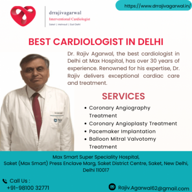 Best Heart Doctor in Delhi - Dr. Rajiv Agarwal