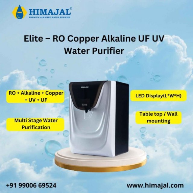 Himajal - Sleek Plus - RO Copper Alkaline UV Water Purifiers