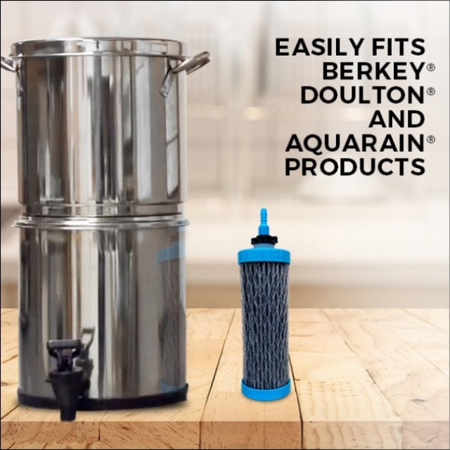 Sagan Life DuraFlo™ | AquaBrick Water Filter Replacement | Best Survival Water Purifier