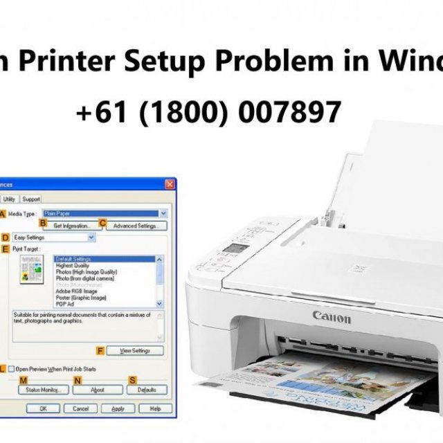 +61 (1800) 007897 Canon Printer Setup Problem in Windows