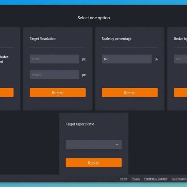 Bulk Image Resize