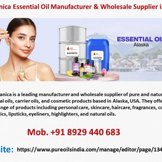 AG Organica Essential Oil Manufacturer & Wholesale Supplier in Alaska