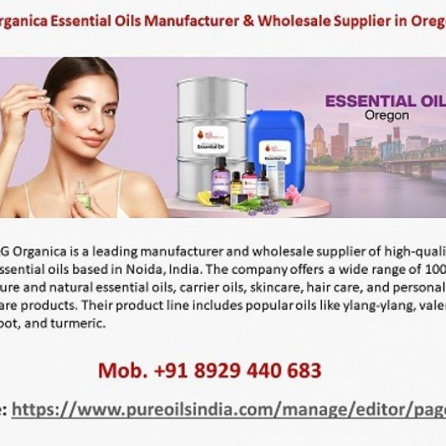 AG Organica Essential Oils Manufacturer & Wholesale Supplier in Oregon USA
