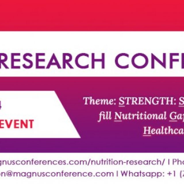 6th Edition of the International Nutrition Research Conference