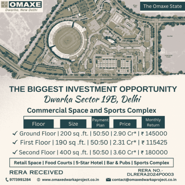 Omaxe Project Launched In Dwarka Delhi