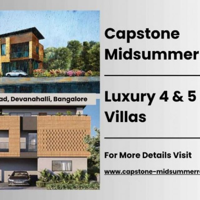 Capstone Life The Midsummer Rain Villas IVC Road Bangalore