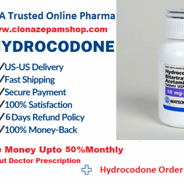 Buy Hydrocodone Online for Moderate to Severe Pain Without Prescription Get Upto 50% Discount