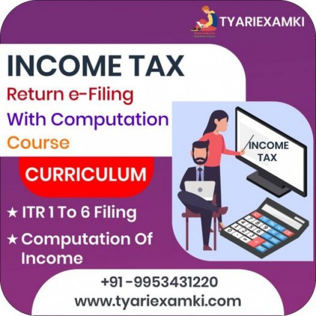 Income Tax Return E-Filing Course.