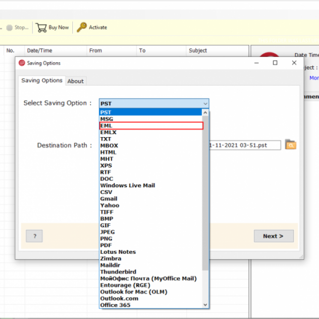 MailsWare MSG Converter Tool