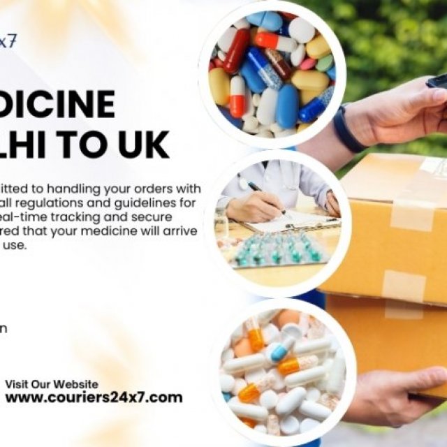 Send Medicine From Delhi To UK