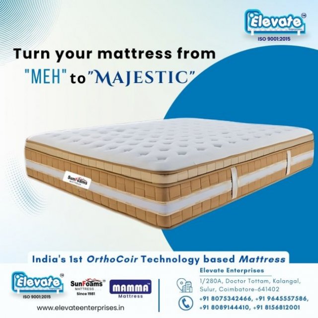 Orthocoir Mattress - Ultimate Comfort & Support | Elevate