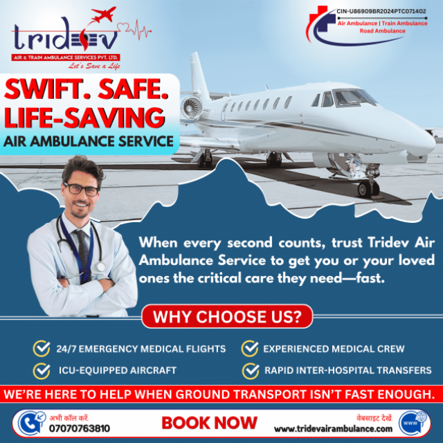 Trusted Air Ambulance Services in Patna | 24/7 Emergency Help