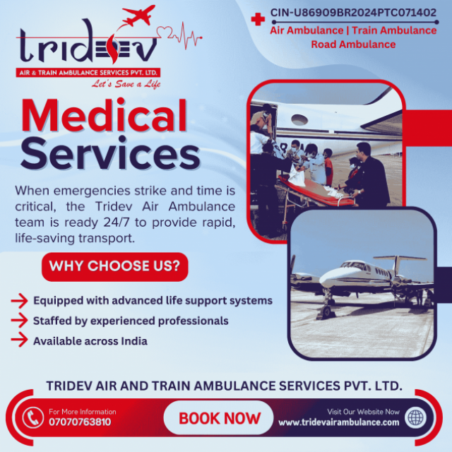 24/7 Air Ambulance Services in Patna - Fast & Reliable Rescue