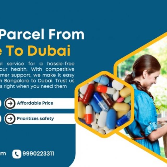 Medicine Parcel From Bangalore To Dubai