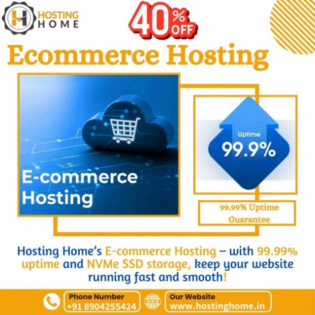 Get High-Speed E-commerce Hosting with Free SSL - Hosting Home