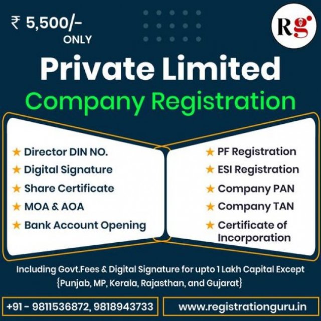 Private Limited Company Registration in India