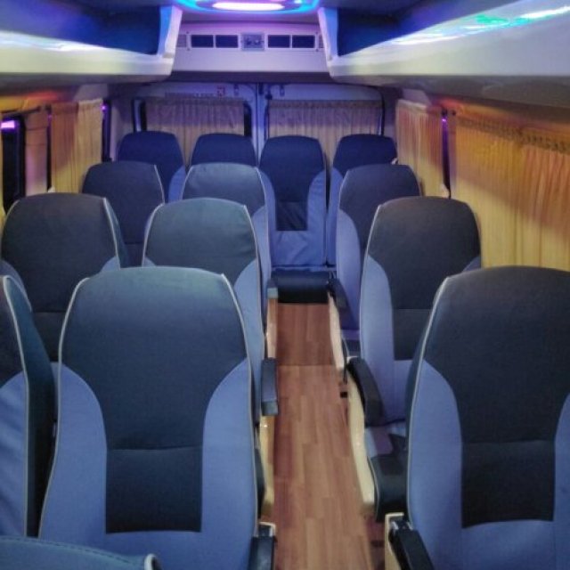 ultra luxury tempo traveller rental