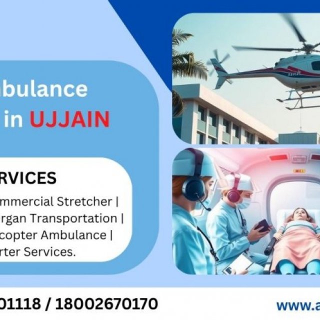 Air Ambulance Services in Ujjain: Fast and Reliable Emergency Medical Transport