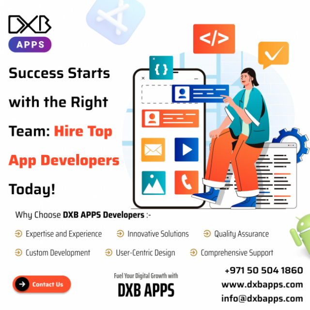 DXB APPS - a top Web, iOS, Android & Cross-Platform mobile app development company