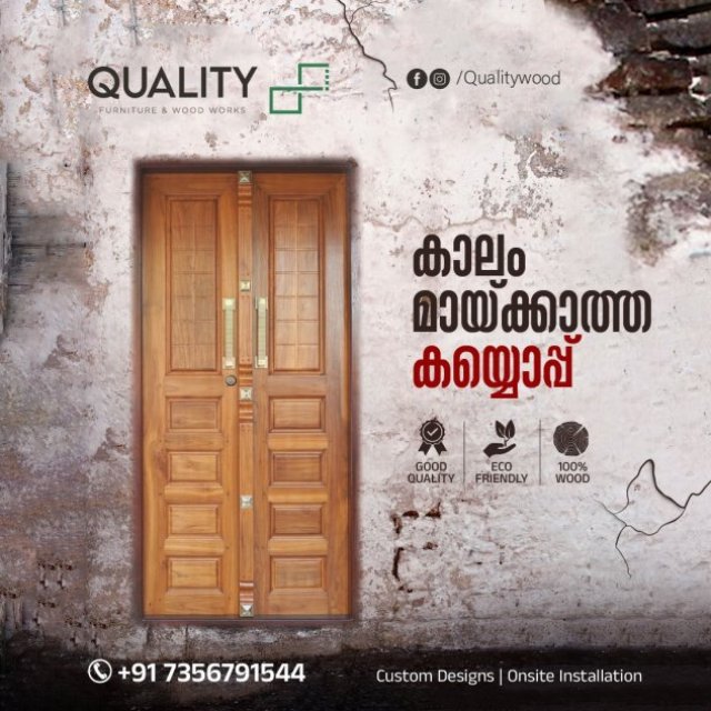 Quality Furniture and Wood Works - Best Teak Wood Suppliers in Kannur