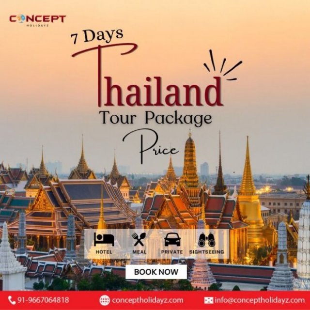 7 Days Thailand Tour Package Price
