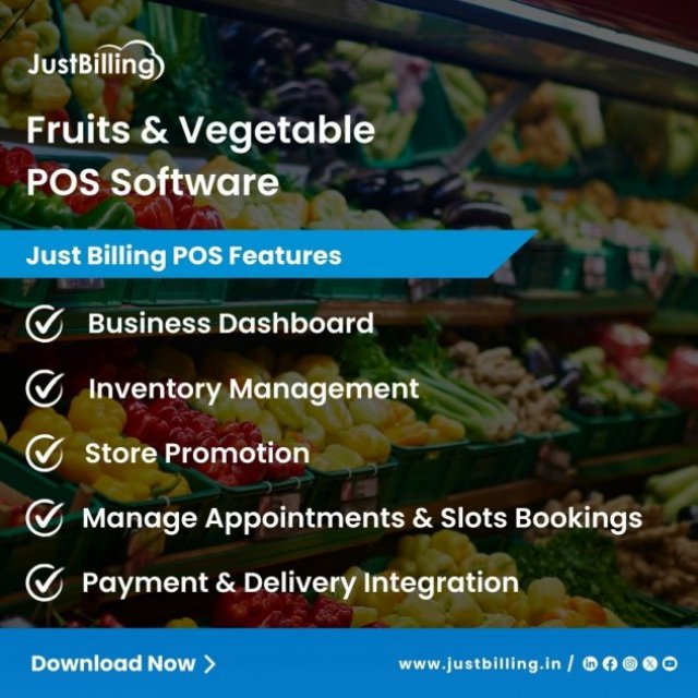 Fruits & Vegetable POS Software