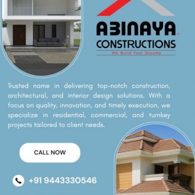 Abinaya Constructions🏗️- Best builders in Nagercoil 🏠