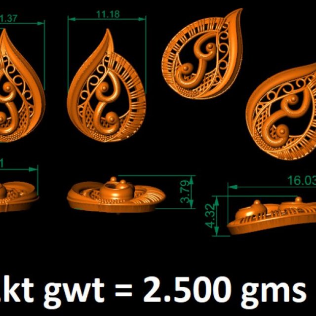 Jewellery CAD Design Services | 3D Custom Jewellery Modeling